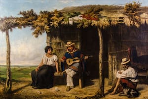 El payador de Jean Léon Pallière (1863-1864), ahora exhibida en Colección Amalita