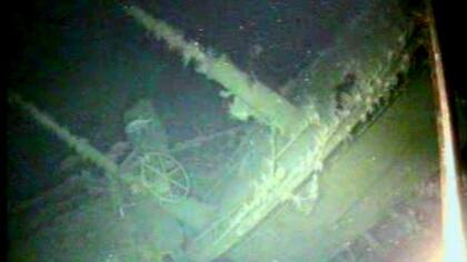 El pecio fue hallado a más de 300 metros de profundidad