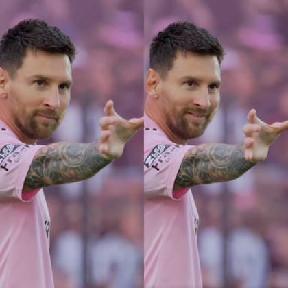 El peculiar gesto de Lionel Messi en el partido contra Atlanta United