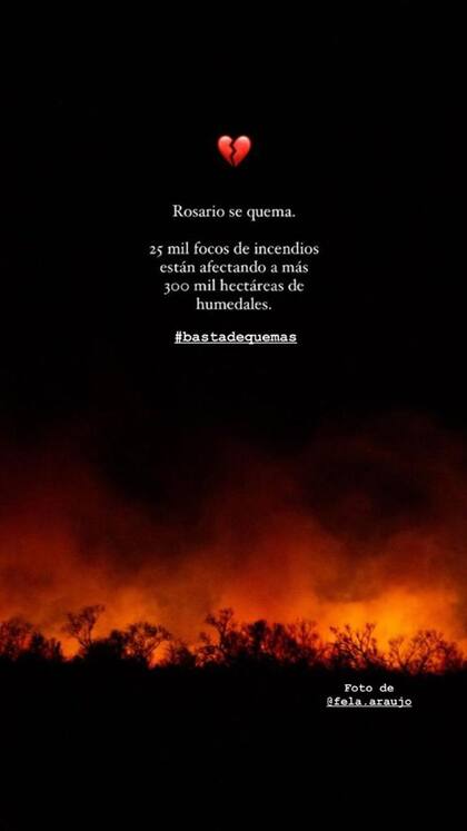 El pedido de Antonela Roccuzzo en redes sociales. Crédito: Instagram