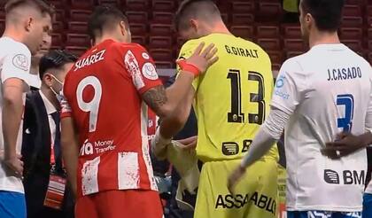 El pedido de disculpas de Luis Suárez a Gorka Giralt tras la infortunada jugada