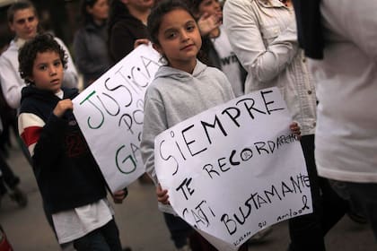 El pedido de justicia por Gastón Bustamante