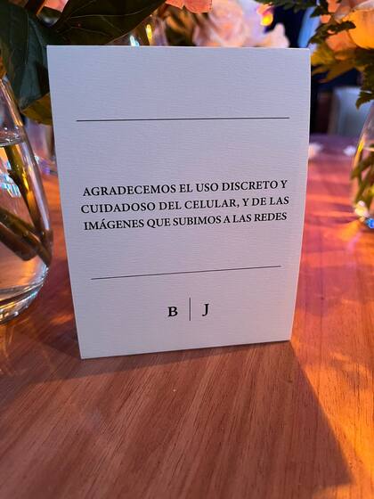 El pedido de la pareja respecto del uso cuidadoso del celular