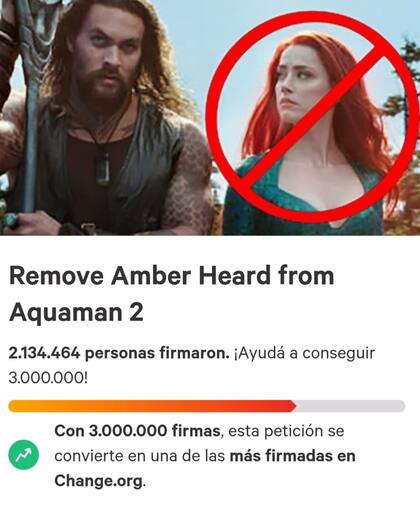 El pedido que realizó Jeanne Larson en Change