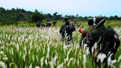 El pelotón guardaparques cuida la zona