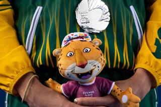 Buenos Aires 2018: Pandi, la mascota que no se vende por un error de importación