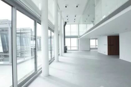 El penthouse de Núñez tiene amplios espacios