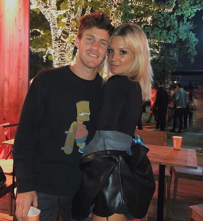 El Peque y su novia Eugenia De Martino. Crédito: Instagram