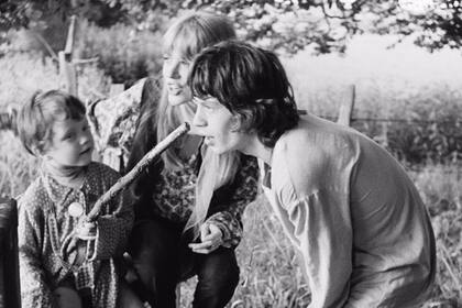 En los años 60, con Mick Jagger. Un retrato de Michael Cooper