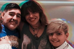 El gesto de Benjamín Agüero para recordar a su abuelo Diego Maradona en Boca