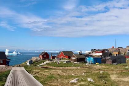 El pequeño pueblo groenlandés de Ilimanaq se encuentra más de 200 km dentro del Círculo Polar Ártico.