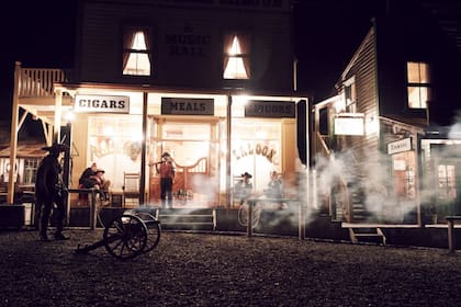 El pequeño pueblo Mellonsfolly Ranch en Nueva Zelanda