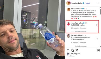 El percance que sufrió Horacio Zeballos y el comentario de Marcel Granollers