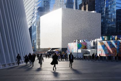El Perelman Performing Arts Center (PAC NYC), en el Bajo Manhattan, es uno de los dos proyectos de alto nivel diseñados por REX. (Iwan Baan via The New York Times)