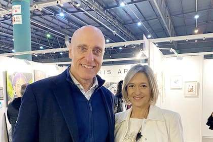 El periodista Carlos Pagni junto a Ana Spinetto, directora de BADA