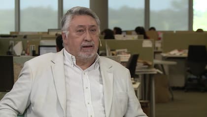 El periodista deportivo especializado en tenis, Guillermo Salatino