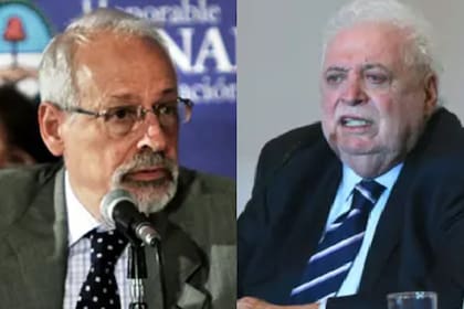 El periodista Horacio Verbitsky y el exministro Ginés González García