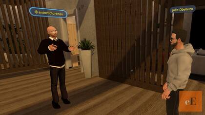El periodista español Antonio Lorenzo realizó la primera entrevista en el metaverso (Foto: eleconomista.es)
