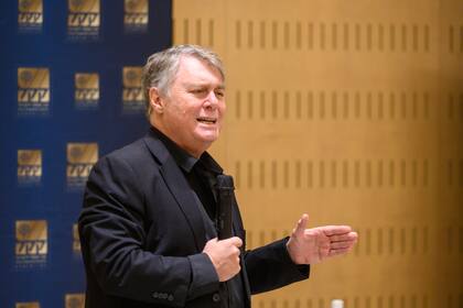 El periodista experto en Medio Oriente durante su visita a la Argentina, en agosto de 2025. Fuente: Prensa Henrique Cymerman