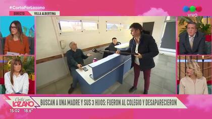 El periodista Heber Ybañez se acercó a la comisaría para efectuar la denuncia de la desaparición de Jennifer y sus tres hijos