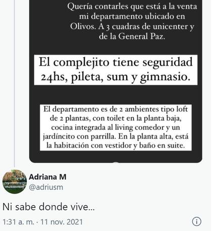 El periodista Leo Arias publicó el aviso en las redes sociales y los comentarios fueron despiadados