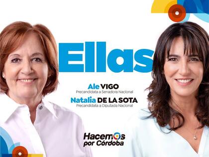 El peronismo local arrancó ya la campaña con las fotos de Alejandra Vigo y Natalia de la Sota.