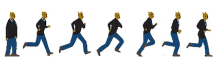 El personaje de Gear Up, un trabajo que implicó la aplicación de conocimientos de física, programación diseño en un equipo interdisciplinario de los alumnos de la escuela ORT