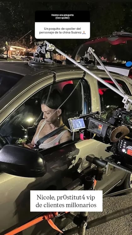 El personaje de la China Suárez en la serie se llama Nicole (Foto: Instagram @sangrejaponesa)