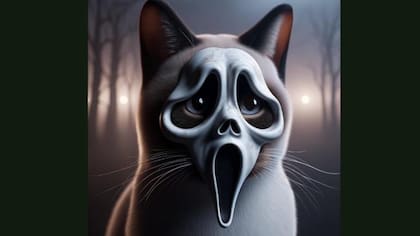 El personaje de 'Scream' sería un gato'
Foto: ChatGPT
