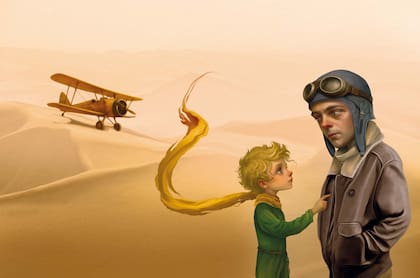 El personaje del aviador de "El Principito" es un homenaje de Lorente a Saint-Exupéry