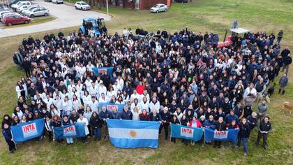 El personal de INTA Castelar se manifestó en defensa, en su momento, del organismo