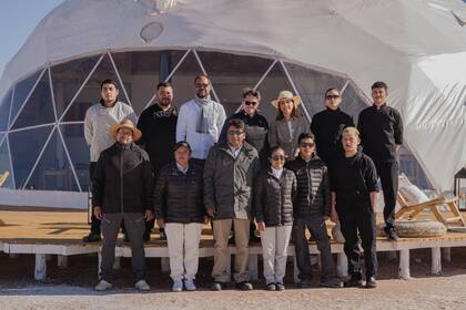 El personal del novedoso complejo