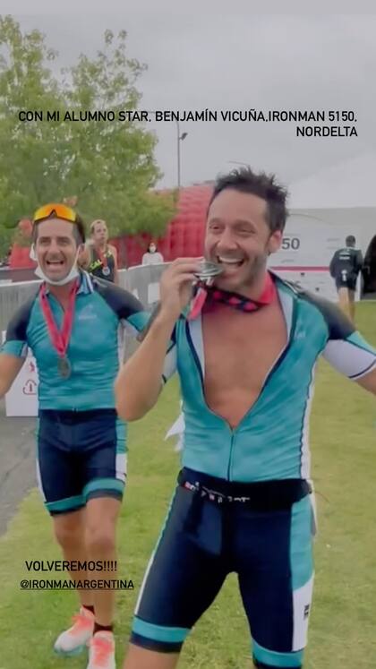 El personal trainer le brindó su apoyo a Benjamín Vicuña a través de sus redes sociales (Foto: Instagram @maximmonzonn)