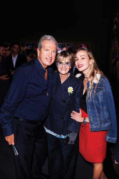 El peruano con la aristócrata alemana Gloria von Thurn und Taxis y su hija María.