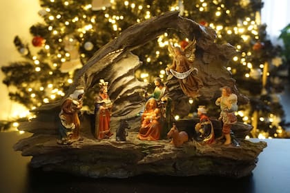 El pesebre de Navidad se arma el 8 de diciembre, junto con el árbol de Navidad