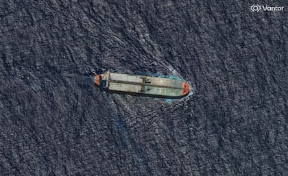 El petrolero Skipper, recientemente incautado por Estados Unidos frente a las costas de Venezuela