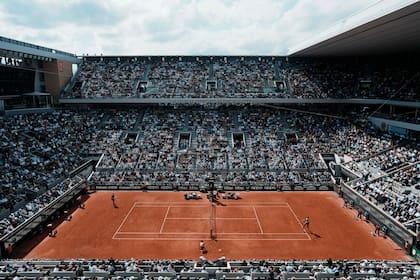 El Philippe Chatrier, escenario central de Roland Garros