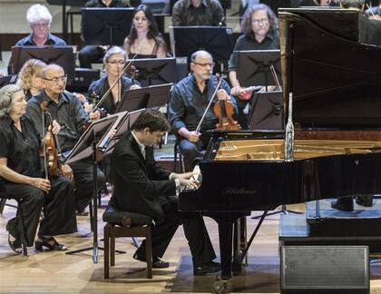 El pianista y su estreno porteño