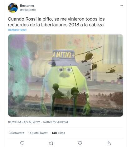 El pifie de Rossi se convirtió en una tendencia de las redes sociales