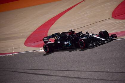 El piloto de Mercedes, George Russell, fue segundo en la clasificación del Gran Premio de Sakhir.