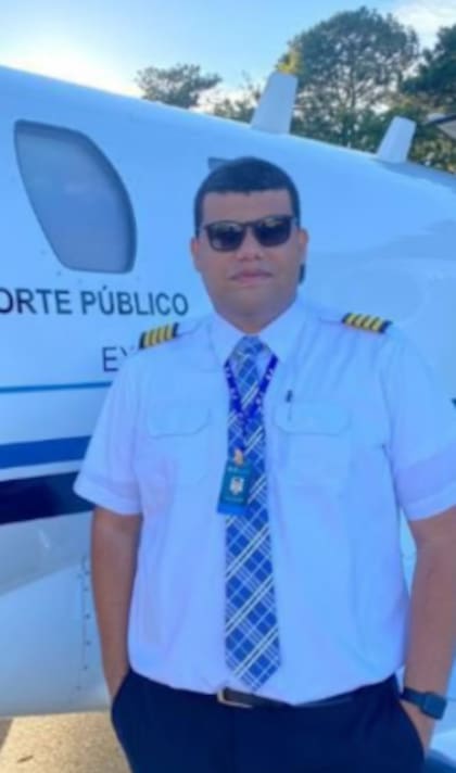 El piloto del avión, Nelio Pessanha