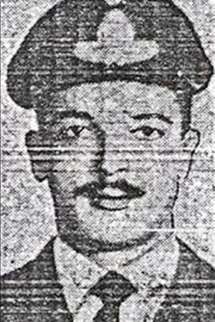 El piloto del Gloster Meteor que cayó sobre Castelar, Teniente César Piñón