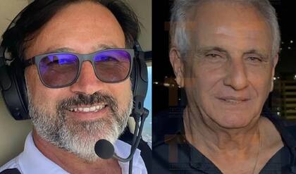 El piloto Mário Gontijo y el empresario Fredy Tanos.