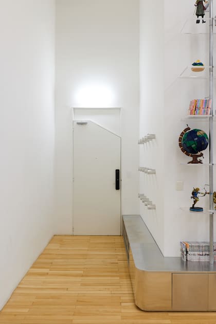 El piso de madera de guatambú es el original de la propiedad.