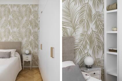 El placard original se reconstruyó tomando la altura total del dormitorio y rediseñando el interior a la medida de su dueña.