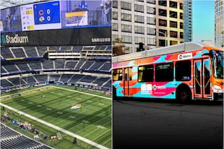 Cómo es el servicio de buses directos y estacionamiento en Los Ángeles para los partidos en el SoFi Stadium