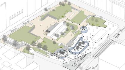 El plano del polo recreativo