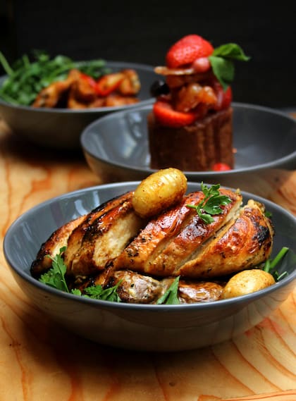 El plato es abundante e ideal para compartir en familia
