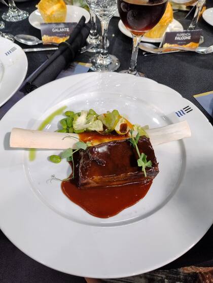 El plato principal del menú que degustaron los 650 invitados