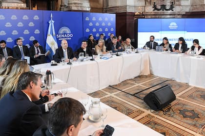 El plenario de comisiones al que concurrió Sturzenegger